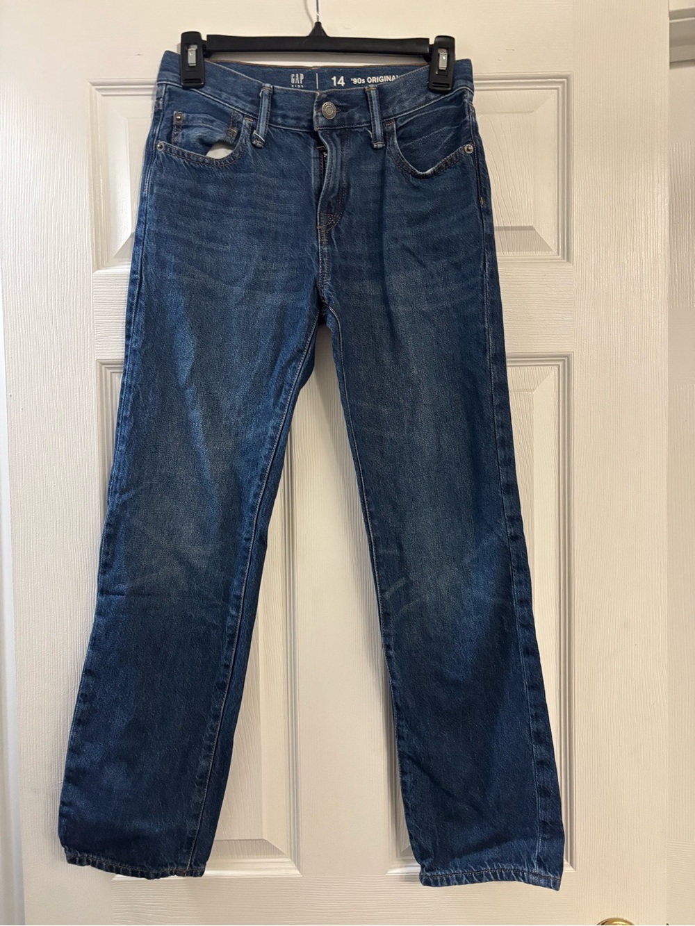 GAP Boy’s Dark Blue Straight-Leg Jeans